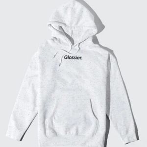 Glossier limited edition speckled hoodie S
